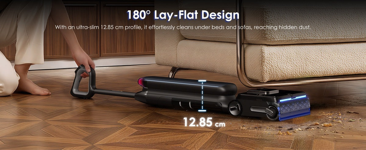 180° Lay-Flat design Tineco FLOOR ONE Station S9 Artist
