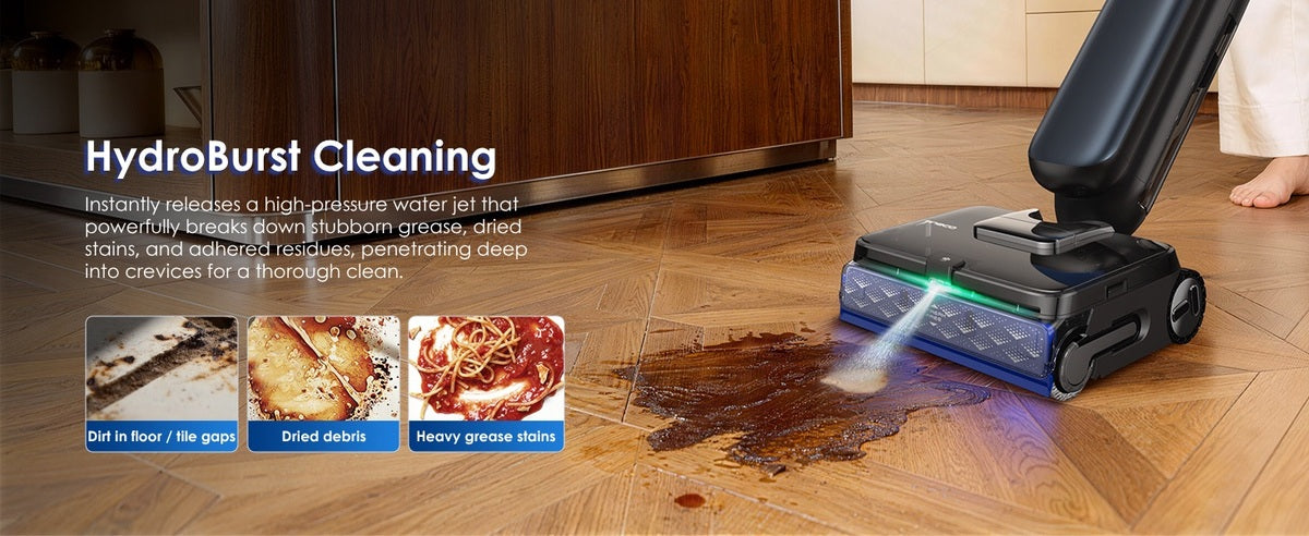 HydroBurst Cleaning Tineco FLOOR ONE Station S9 Artist