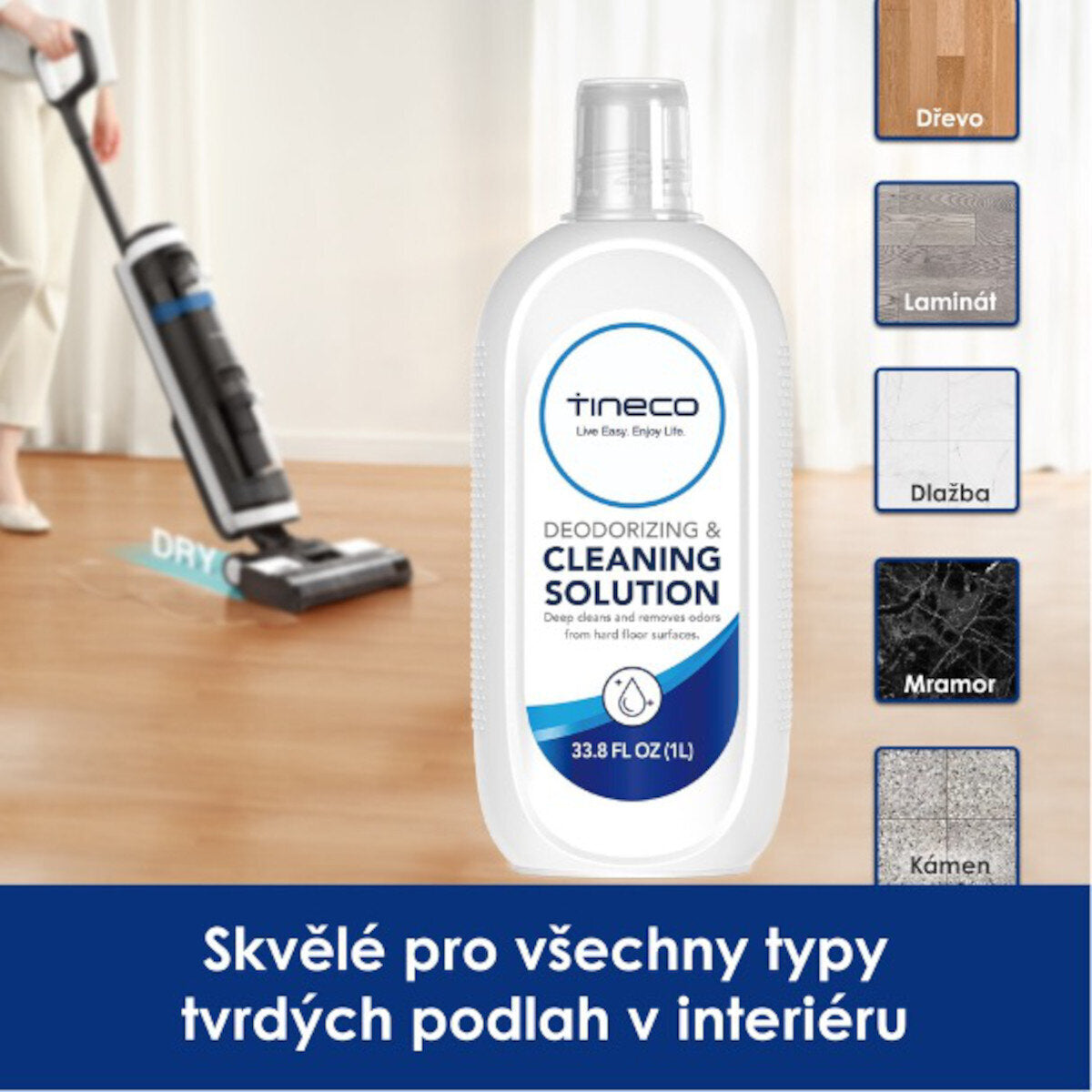Originální čisticí roztok Tineco FLOOR ONE Station S9 Artist