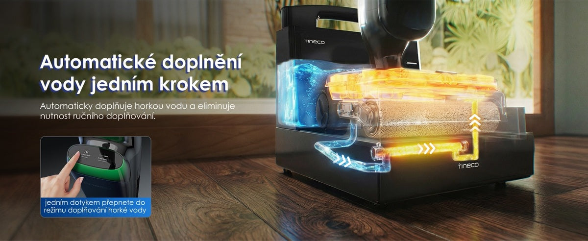 Automatické doplňování vody Tineco FLOOR ONE Station S9 Artist