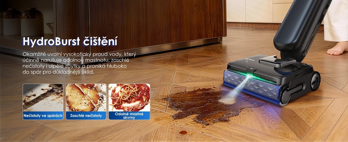 HydroBurst Cleaning Tineco FLOOR ONE Station S9 Artist