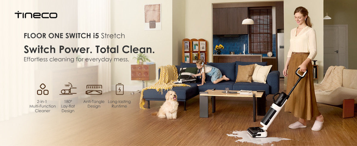 Variabilní pomocník pro úklid domácnosti – Tineco FLOOR ONE Switch i5 Stretch
