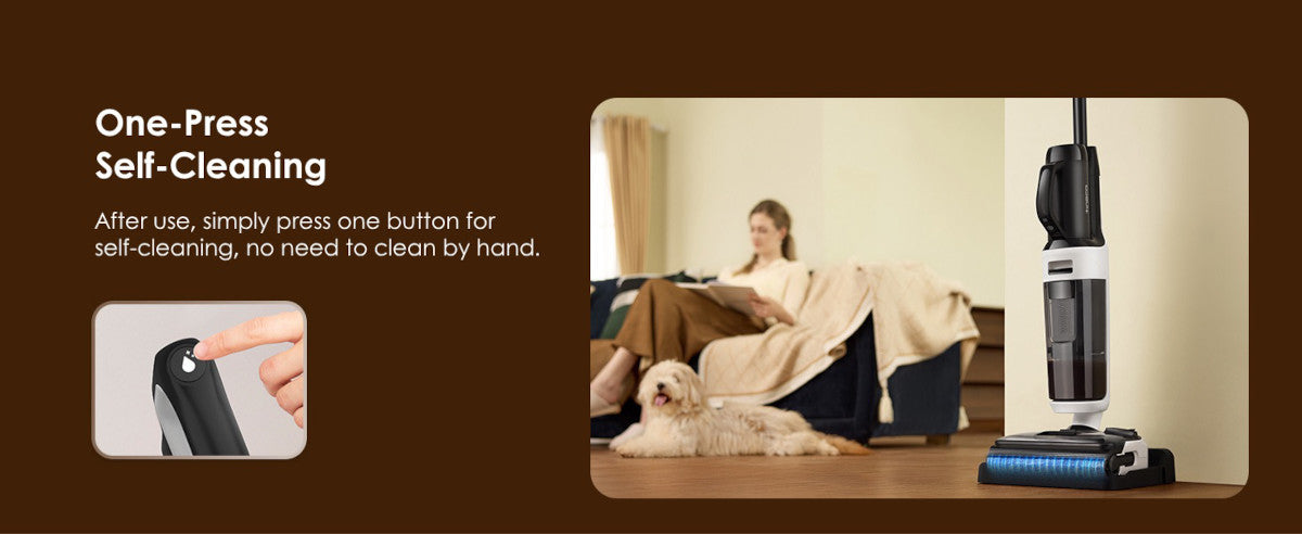 FlashDry samočisticí systém – Tineco FLOOR ONE Switch i5 Stretch
