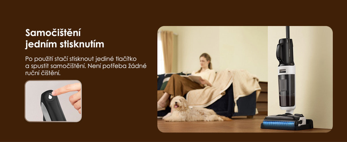 FlashDry samočisticí systém – Tineco FLOOR ONE Switch i5 Stretch