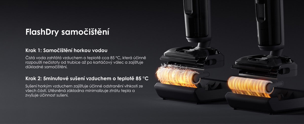 Samočištění FlashDry Tineco FLOOR ONE Switch S7 Stretch Premium