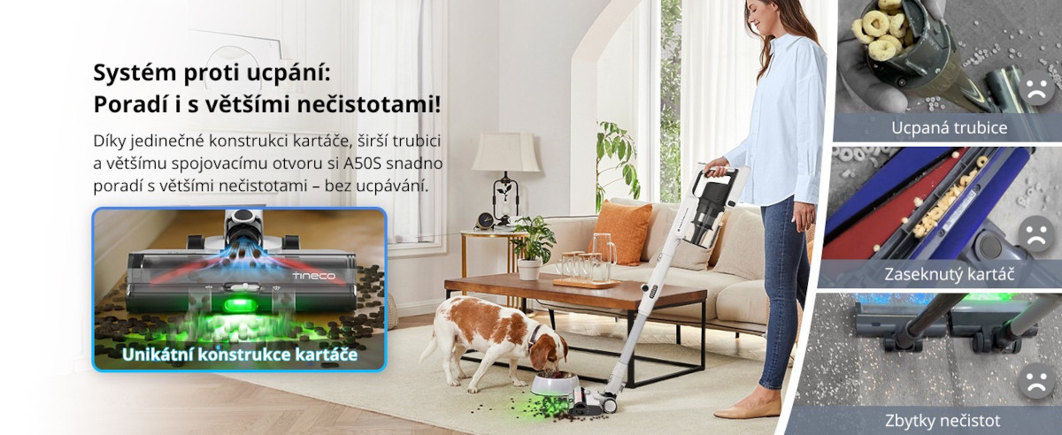 Systém ClogLess Tineco Pure ONE A50S