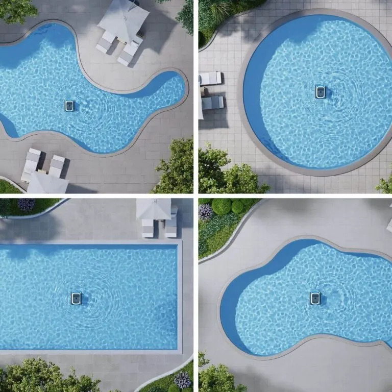 Inteligentně se přizpůsobí jakémukoli povrchu a tvaru bazénu - ECOVACS ULTRAMARINE P1