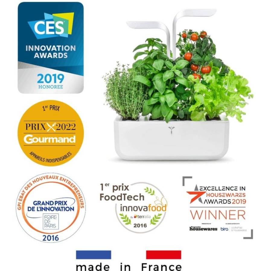 Véritable SMART automatický květináč s adaptivním osvětlením