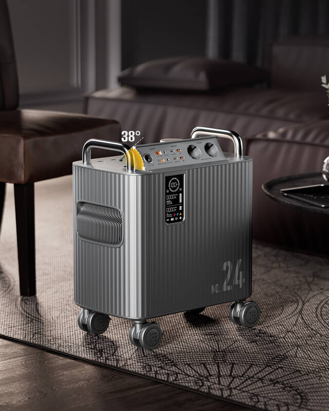 Výkonná přenosná nabíjecí stanice Voltme Hako 2400W