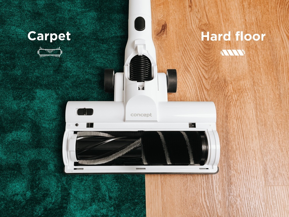 Vyměnitelné kartáče pro různé podlahy Concept VP6125