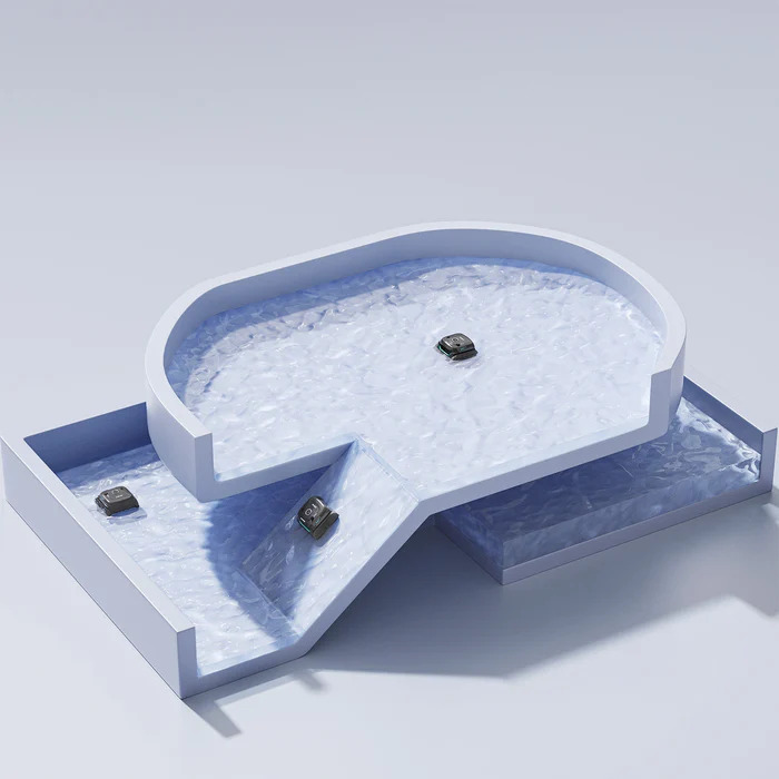 Překonávání překážek Wybot C2