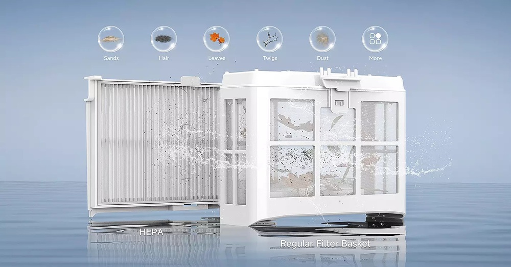 Pokročilá filtrace Wybot C2 Pro Vision