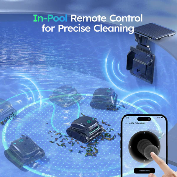 Aplikace a ovládání WYBOT S2 Solar