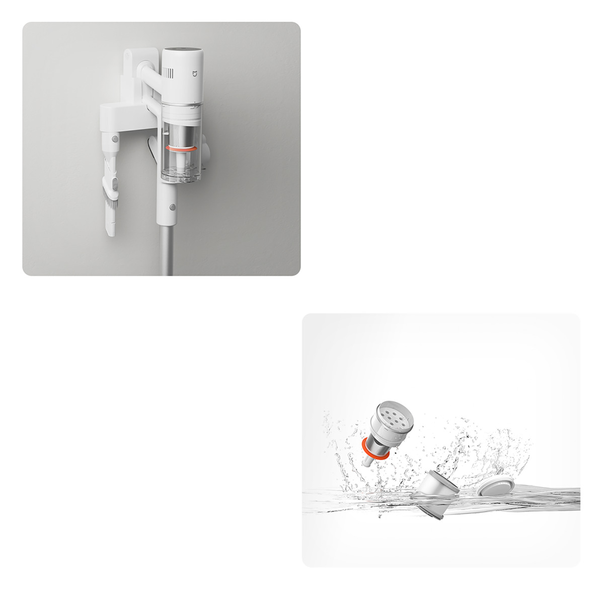 Nástěnný držák a omyvatelné příslušenství – Xiaomi Mijia Vacuum Cleaner 4