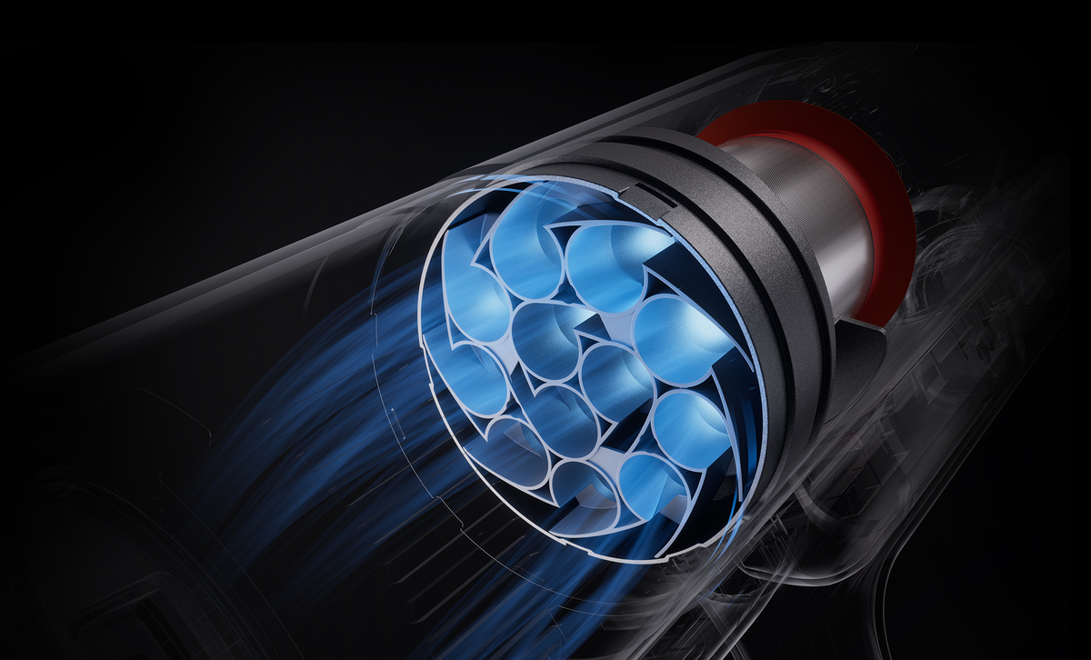 12kuželová separace prachu a vzduchu – Xiaomi Mijia Vacuum Cleaner 4 Pro