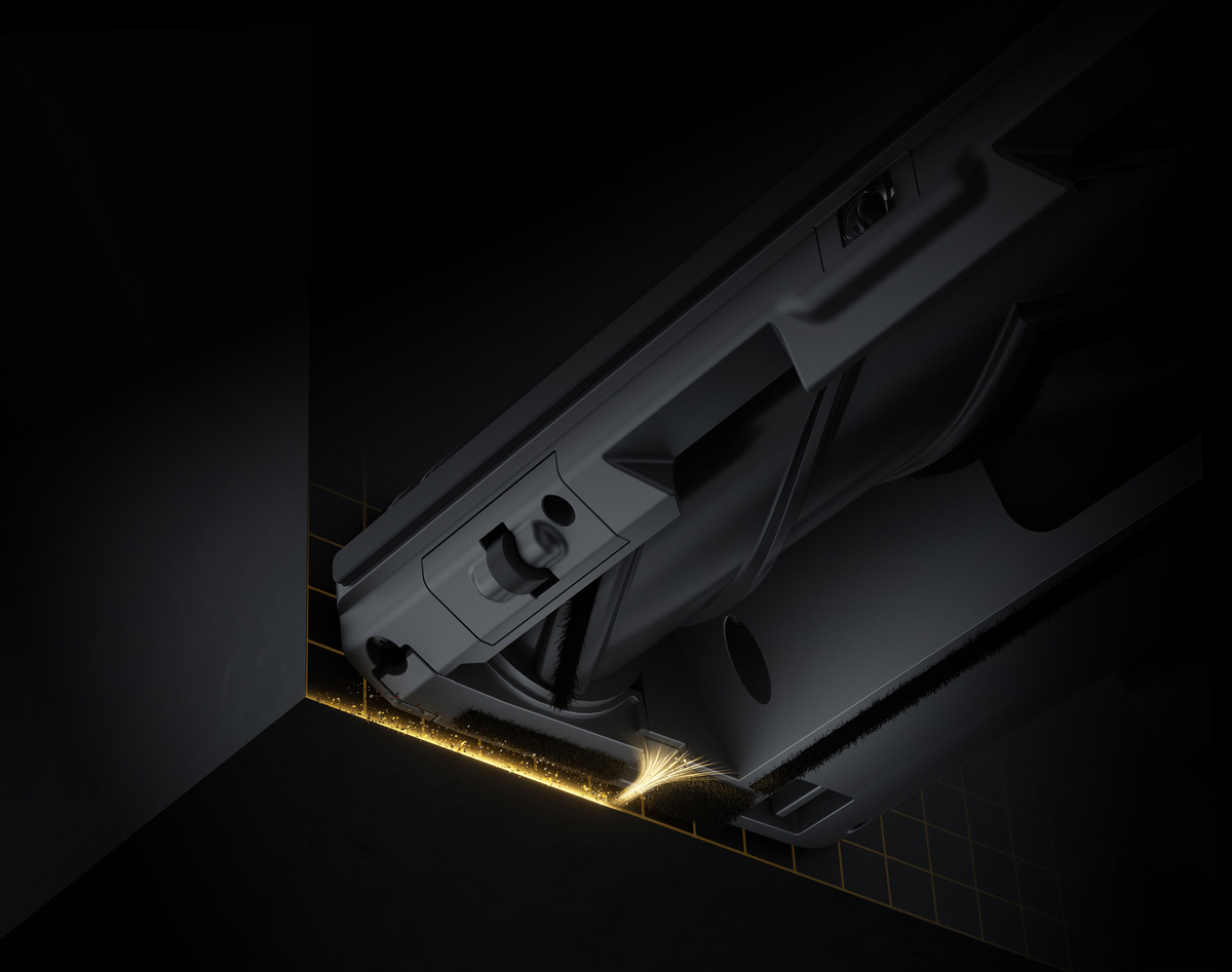 Čisté okraje podél stěn – Xiaomi Mijia Vacuum Cleaner 4 Pro