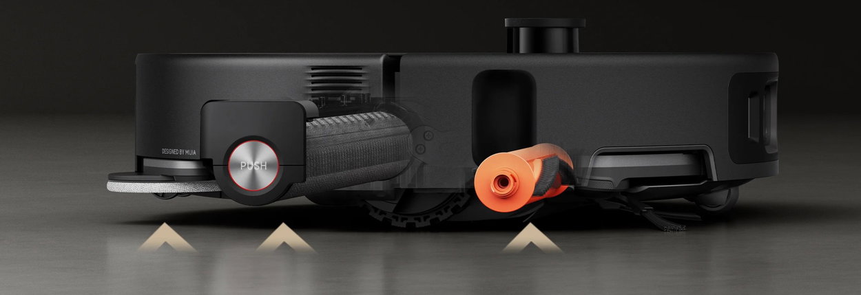 Trojitý systém zvedání pro oddělené čištění – Xiaomi Robot Vacuum 6 Max