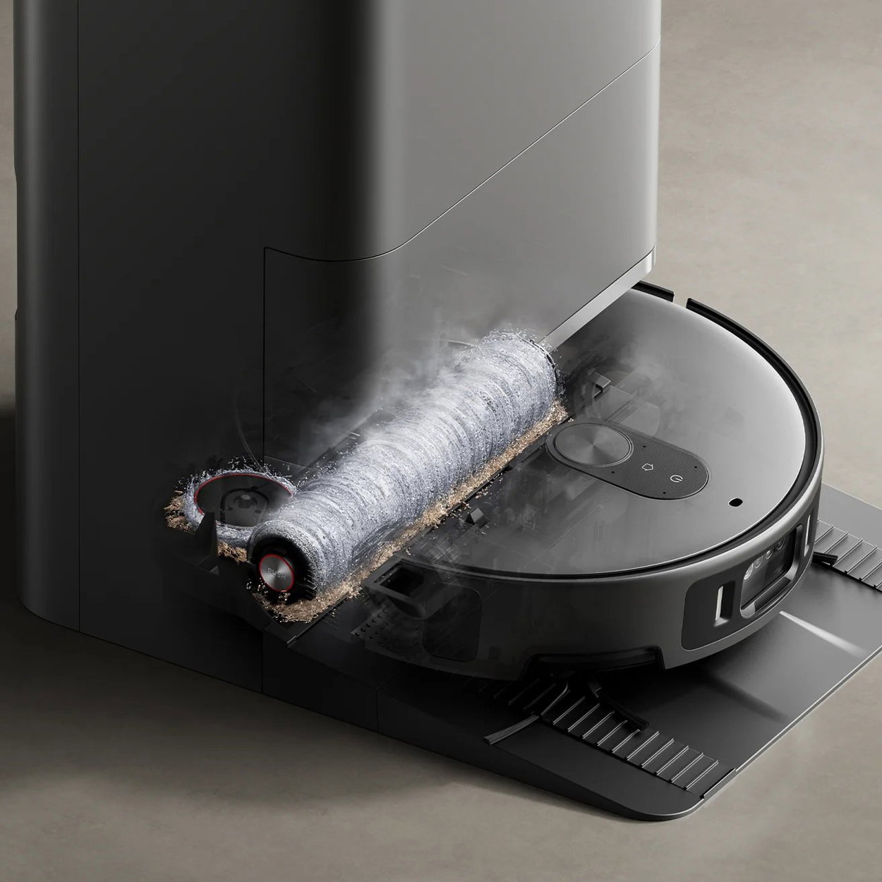 Automatické mytí a sušení mopu – Xiaomi Robot Vacuum 6 Max
