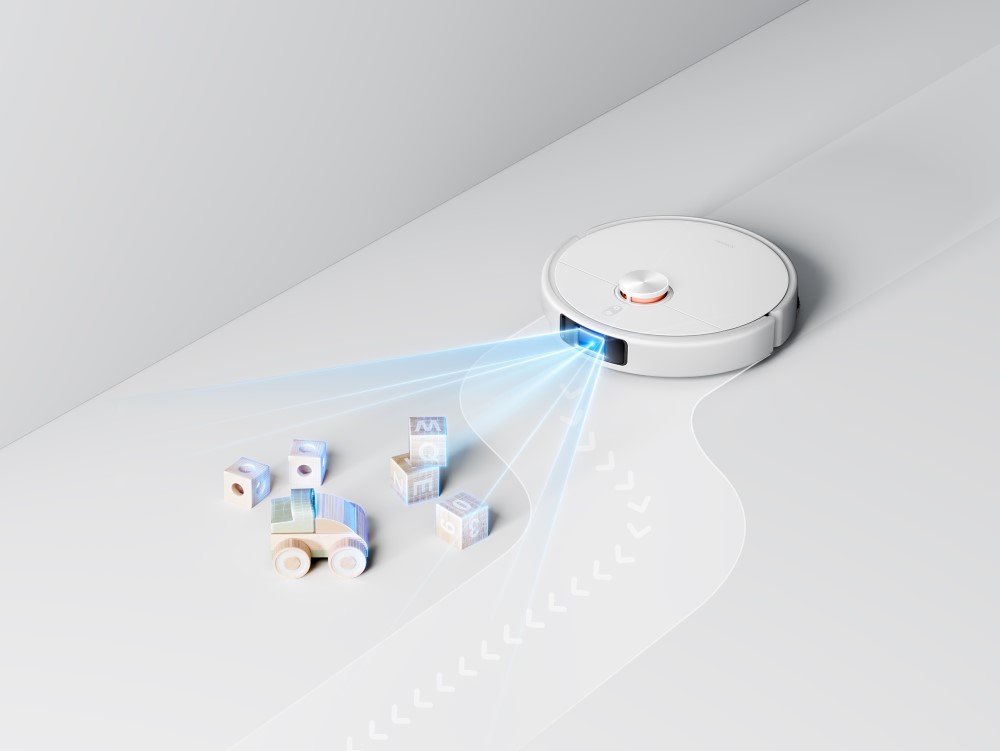 Laserová navigace a vyhýbání překážkám Xiaomi Robot Vacuum H50 Pro